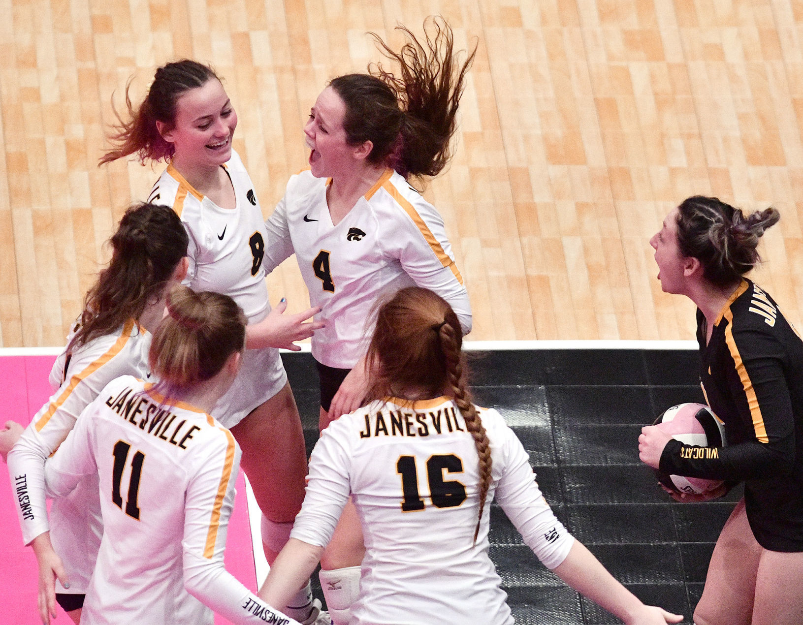 Janesville vs Wapsie Valley state volleyball